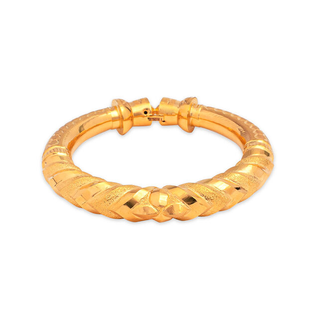 Legacy of Elegance Traditional Gold Bangle,,hi-res 2