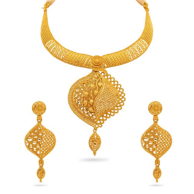 Gold Necklace Set