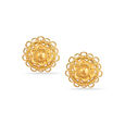 Tanishq 22 Karat Gold Earrings for Women 
