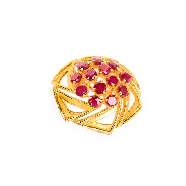 Tanishq 22KT Gold Pendant for Women 3