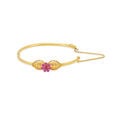 Radiant Floral Gold Bangle 
