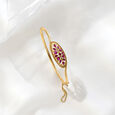 Glamorous Gemstone Gold Bracelet 