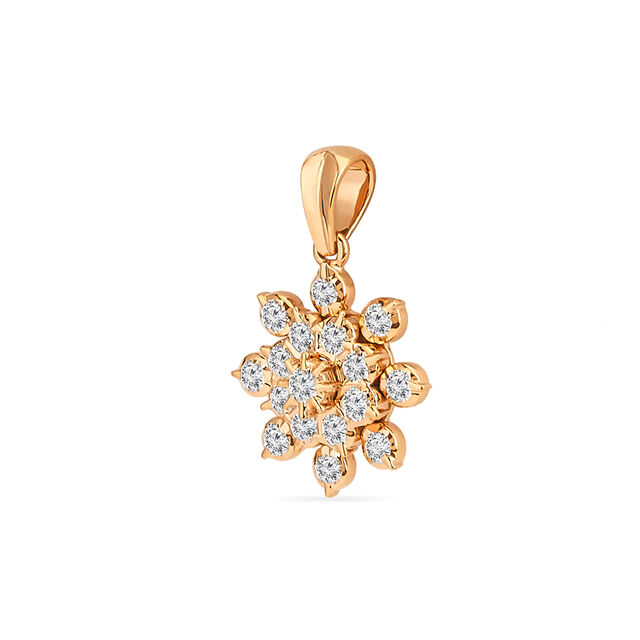 Tanishq 22KT Diamond Pendant for Women