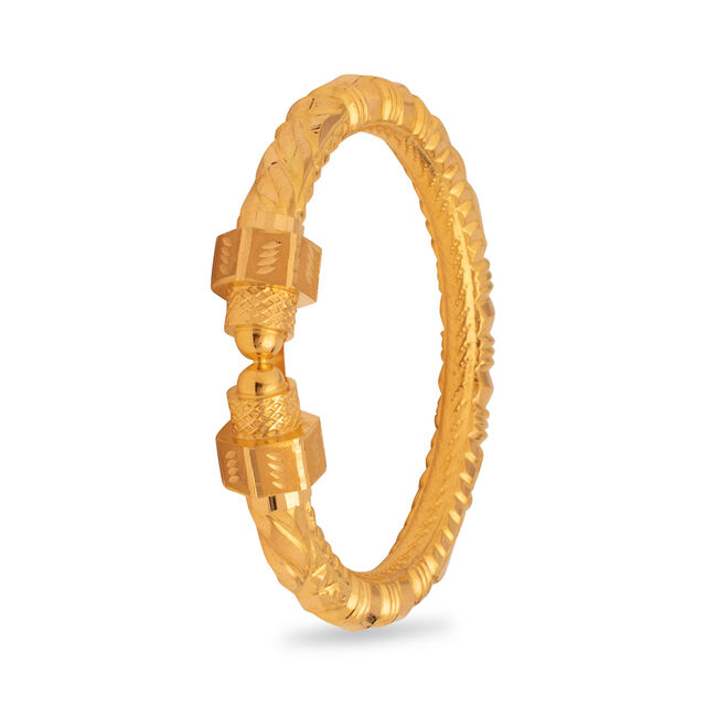 Enchanting Embrace Gold Bangle,,hi-res 2