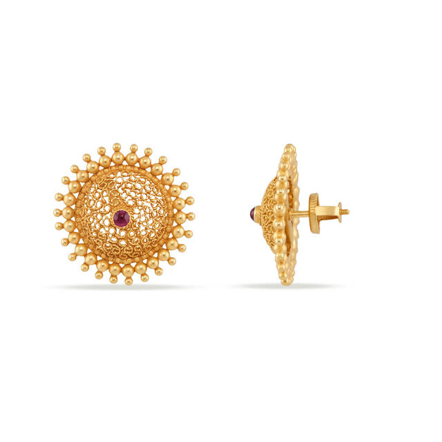 Tanishq 22KT Gold Earrings 2