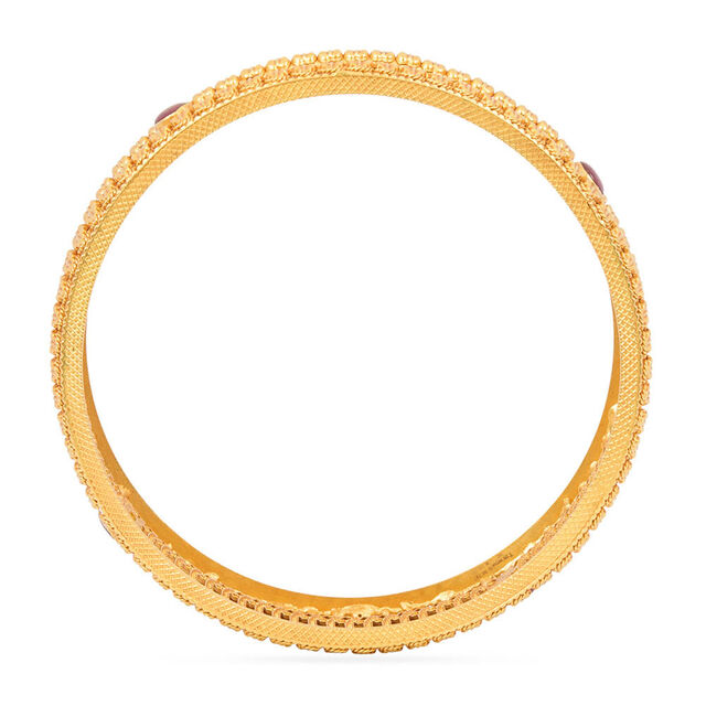 Tanishq 22KT Synthetic Stone Bangle for Women 4