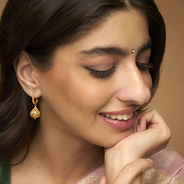 Contemporary J Bali Gold Hoop Earrings,,hi-res 2