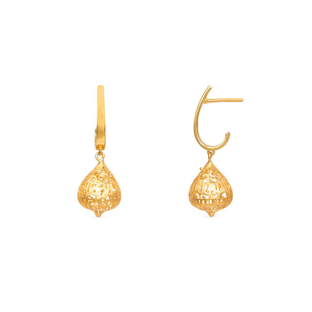 Contemporary J Bali Gold Hoop Earrings 5
