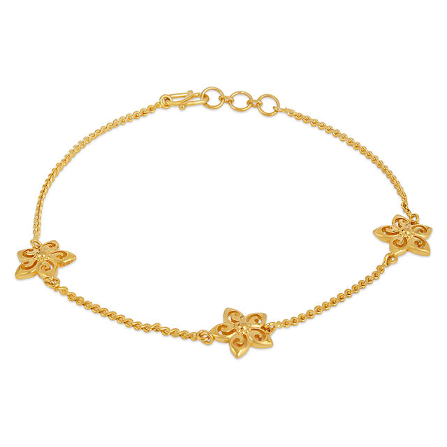 Tanishq 22KT Gold Bracelet for Women 