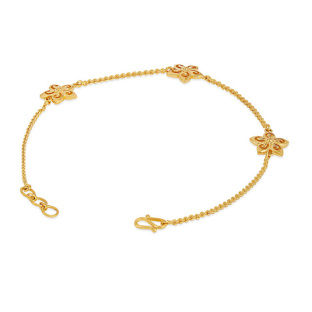 Tanishq 22KT Gold Bracelet for Women 3