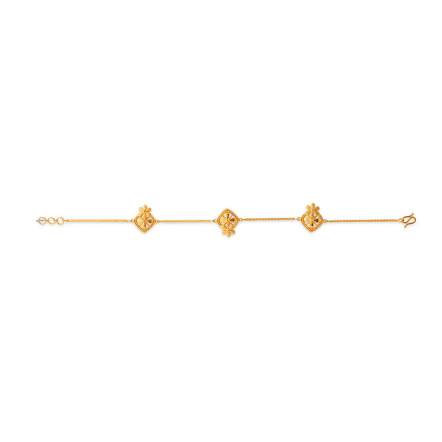 Dazzling Daisy Gold Bracelet,,hi-res 2