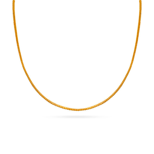 Woven Lace Gold Chain 