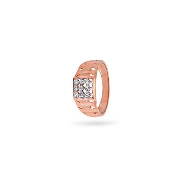 Captivating Gold & Diamond Ring,,hi-res
