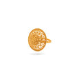 Floral Whirl Gold Ring,,hi-res 2