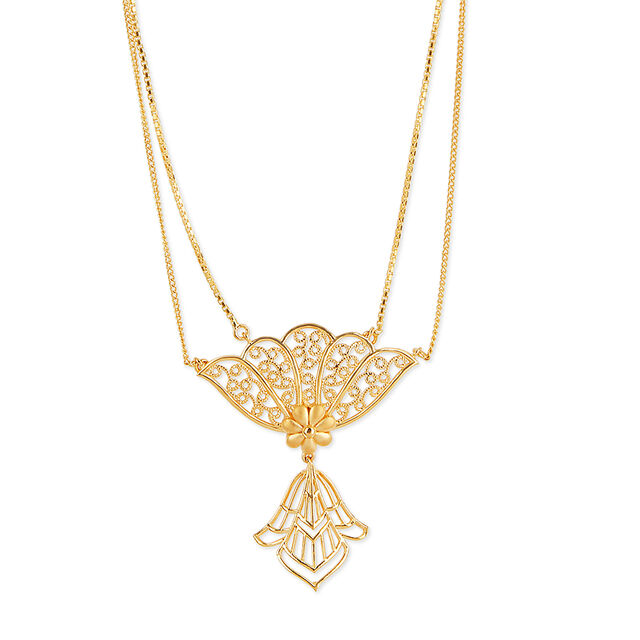 Tanishq 22KT Gold Necklace for Women 2