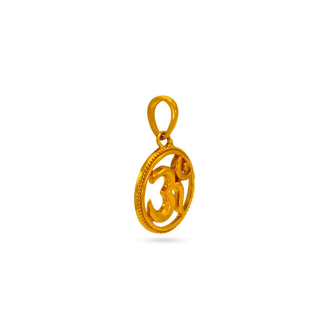 Tanishq 22 KT Gold Pendant for Women 