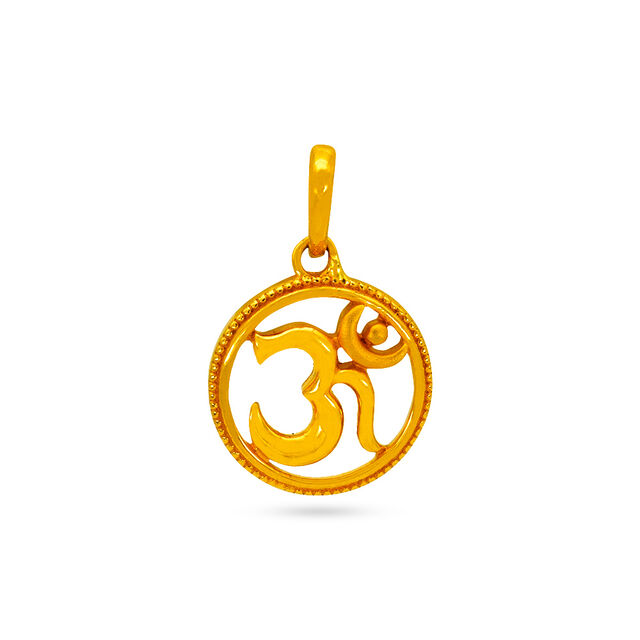 Tanishq 22 KT Gold Pendant for Women 2