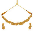 Tanishq 22 Karat Gold Necklace Set for Women 