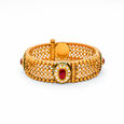 Gemstone Medley Gold Kundan Bangle,,hi-res 
