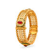 Gemstone Medley Gold Kundan Bangle,,hi-res 2