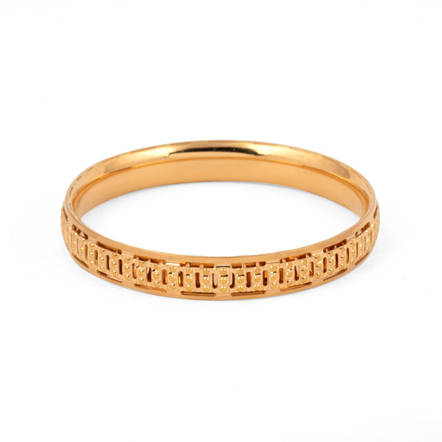 Gold Motif Bangle,,hi-res 2