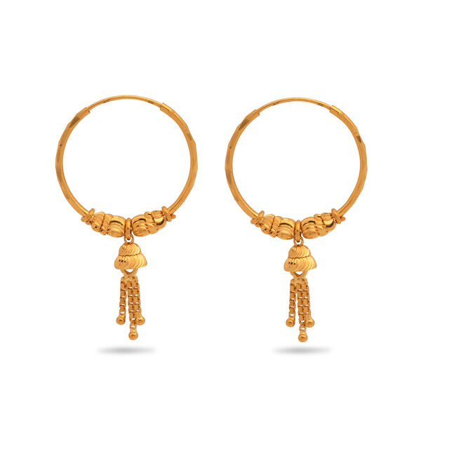 Radiant Bell Cascade Hoops,,hi-res