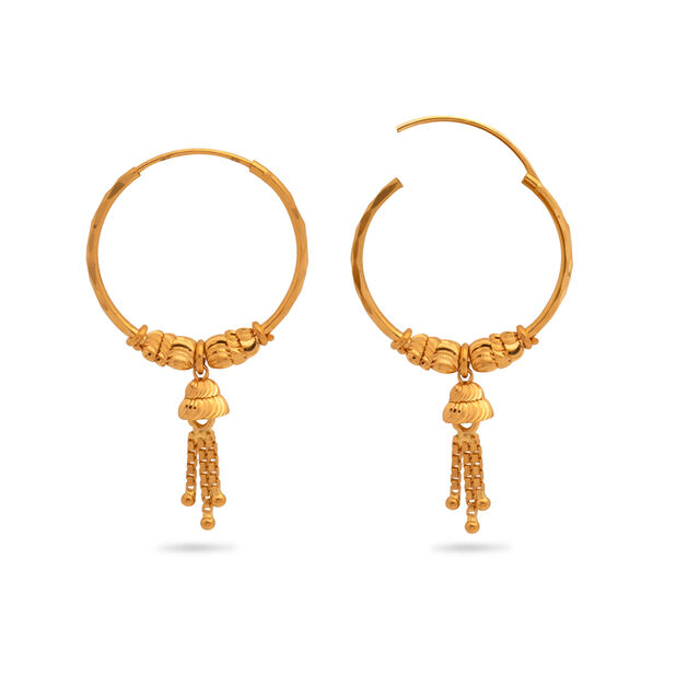 Radiant Bell Cascade Hoops,,hi-res