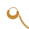 Graceful Gold Drizzle Nose Pin,,hi-res 2