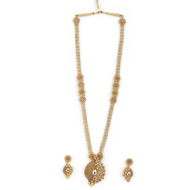 Tanishq 22 Karat Gold Necklace Set for Women 