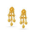Heart Cascade Drop Earrings 