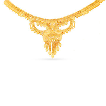 Royal Cascade Gold Necklace