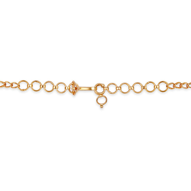 Spectacular Leaf Pattern Gold Haaram 4