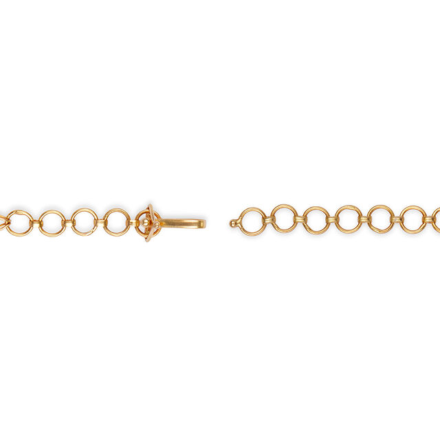 Spectacular Leaf Pattern Gold Haaram 5