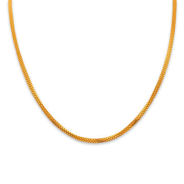 Golden Box Chain Necklace