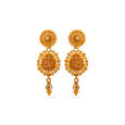 Tanishq 22 Karat Gold Earrings for Women 