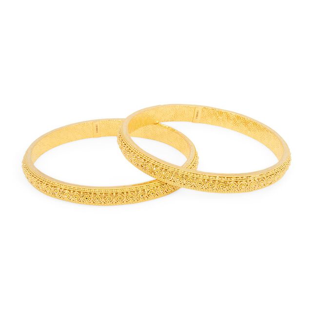 Tanishq 22KT Gold Bangle for Women 4
