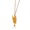 Elegant Crescent Moon Gold Pendant 2