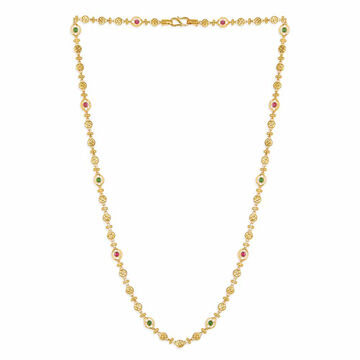 Tanishq 22KT Synthetic Stone Chain for Women
