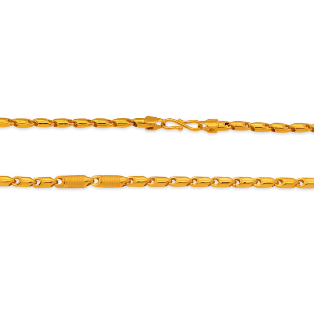 Twisted Gold Chain for Men,,hi-res 2