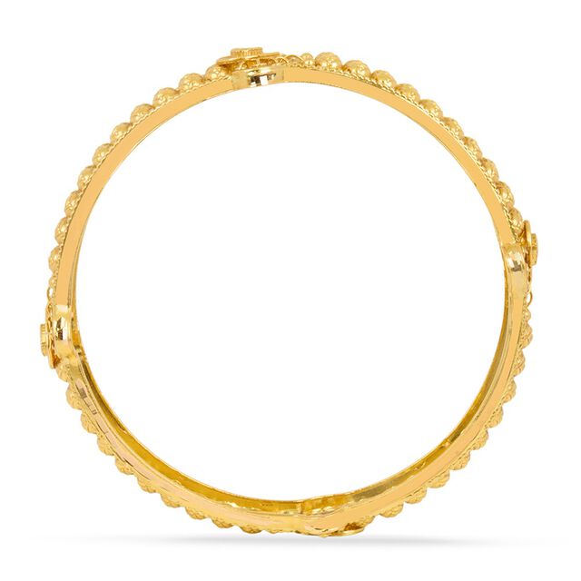 Tanishq 22KT Glass Kundan Bangle for Women 4
