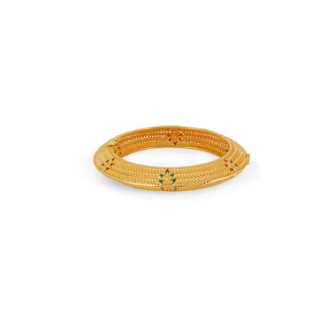 Tanishq 22KT Gold Bangle for Women 