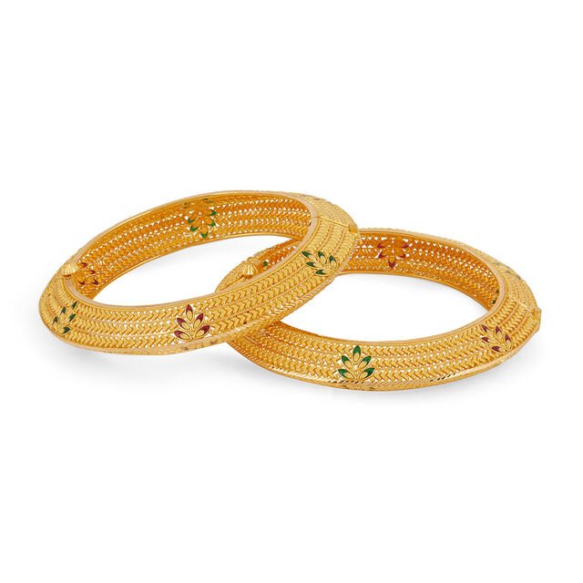 Tanishq 22KT Gold Bangle for Women 2