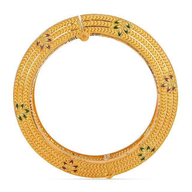 Tanishq 22KT Gold Bangle for Women 4
