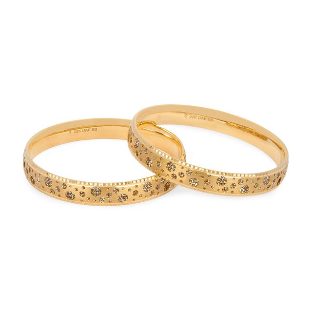Tanishq 22KT  Gold Bangle for Women 5