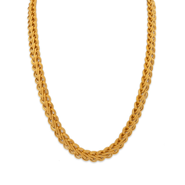 Geometric Gold Chain Necklace,,hi-res 