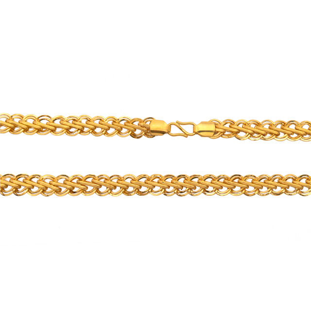 Geometric Gold Chain Necklace,,hi-res 2