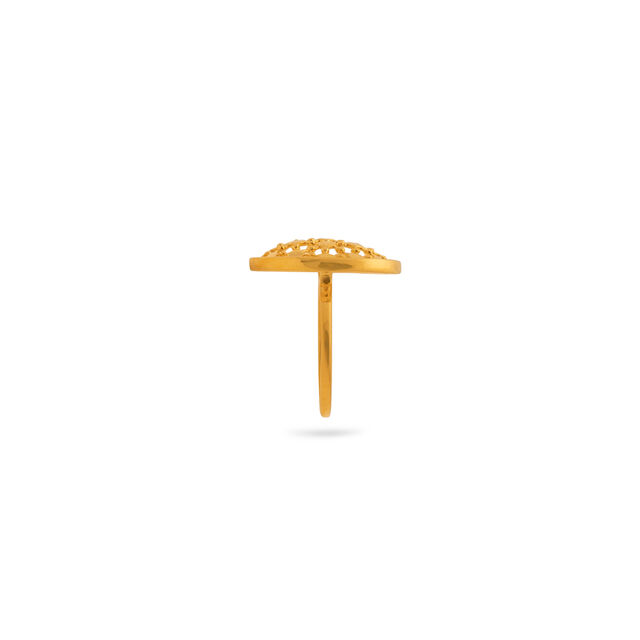 Floral Harmony Gold Ring,,hi-res 2
