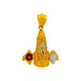 Tanishq 22 KT Gold Pendant for Women 2