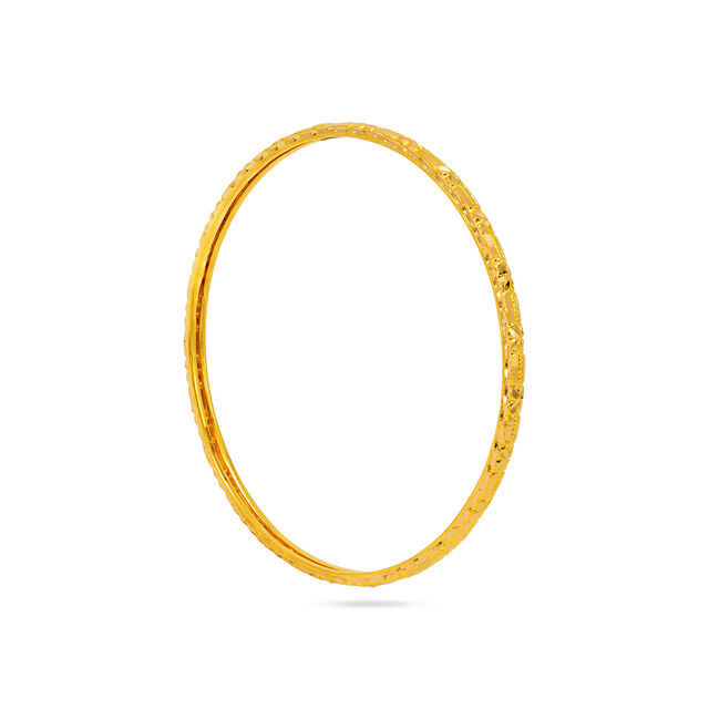Floral Essence Gold Bangle 2