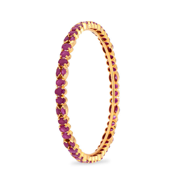 Timeless Ruby & Gold Glamour Bangles,,hi-res 2